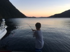 Fishing up Indian Arm